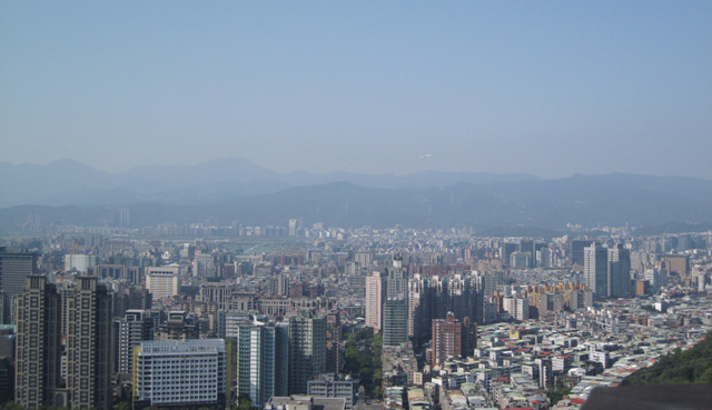 A view of Taipei from Elephant Hill