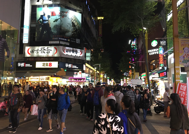 Walk around Ximending in Taipei