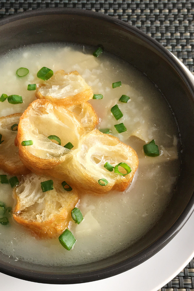 A bowl of Rice Congee (Jook) - Favorites of 2018