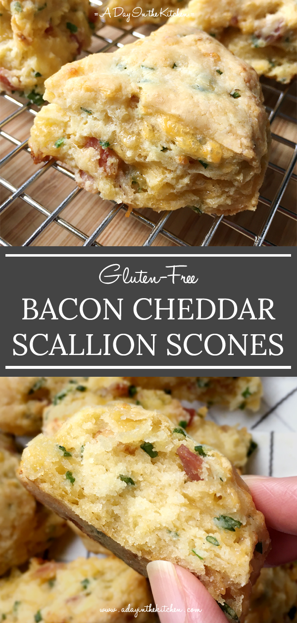 Gluten-Free Bacon Cheddar Scallion Scones