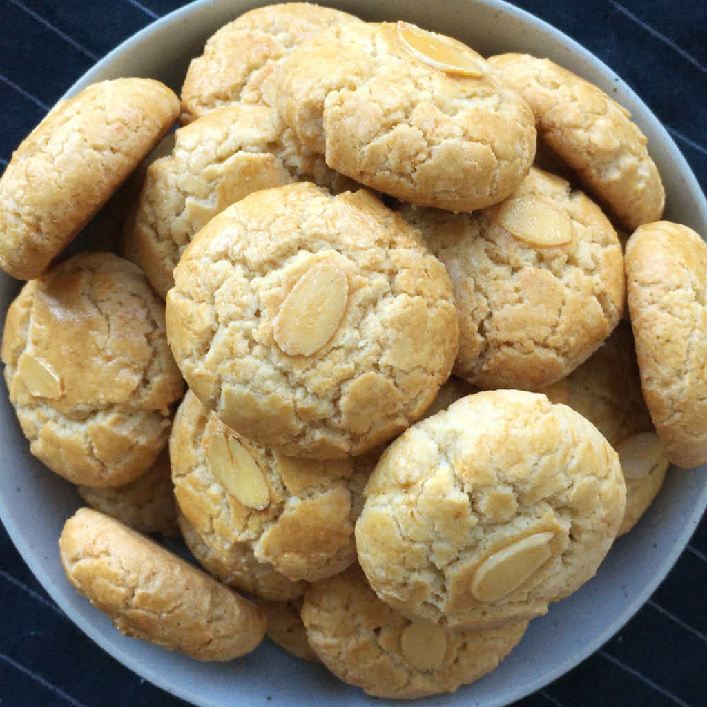Chinese Almond Cookies.
